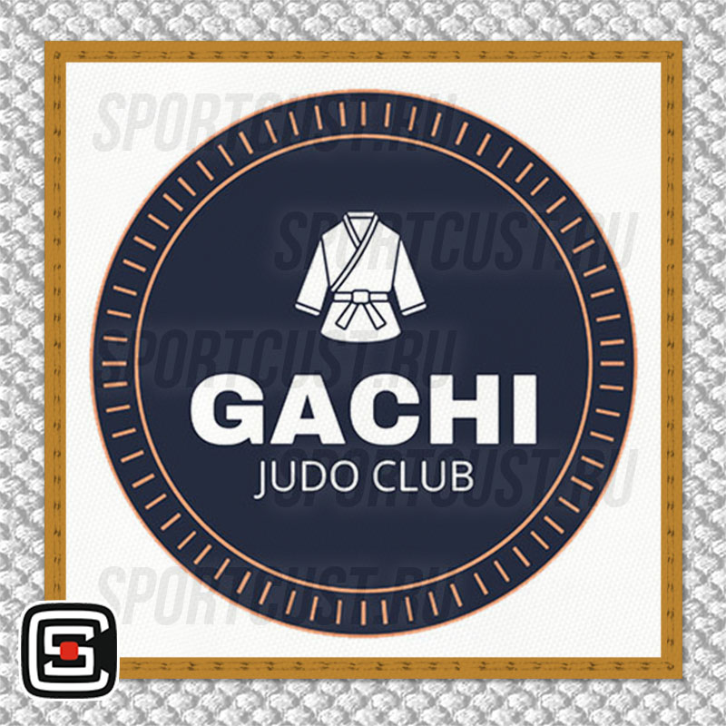 Нашивка на грудь кимоно JC «GACHI» (Дзержинск) 001w