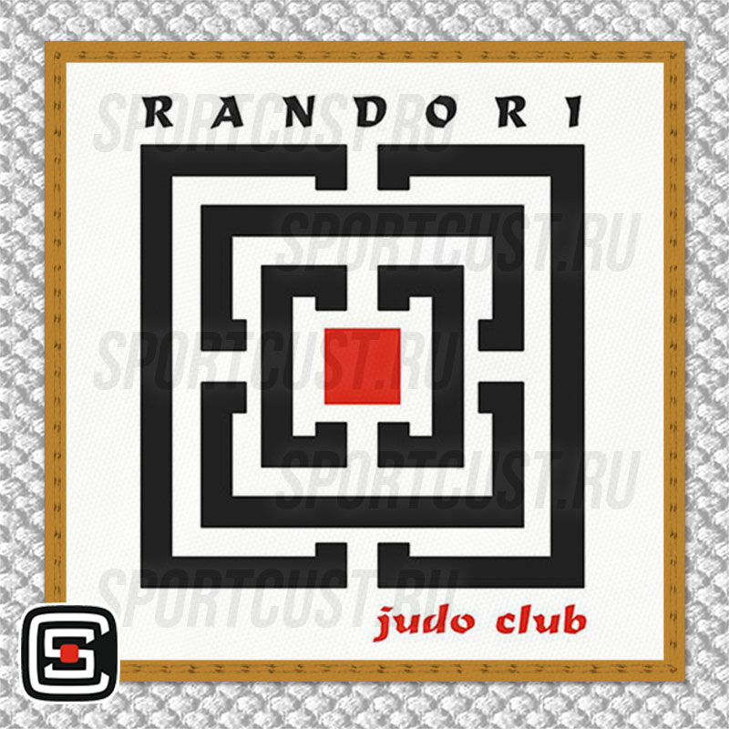 Нашивка на грудь кимоно КД «RANDORI» (Москва) 001w