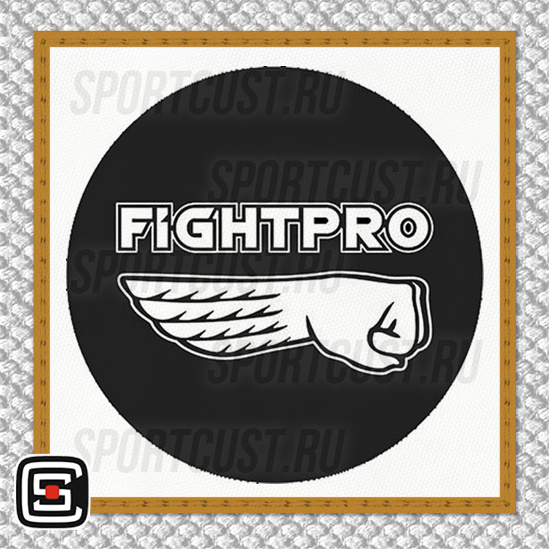 Нашивка на грудь кимоно КЕ «FIGHTPRO» (Санкт-Петербург) 001w
