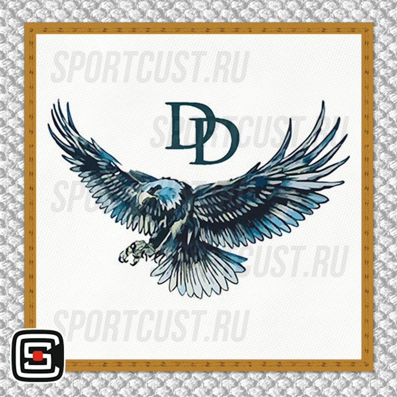 Нашивка на грудь кимоно СК «DRASTAMAT DOJO» (Новокузнецк) 001w