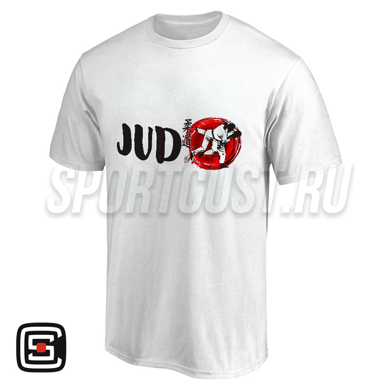 Футболка дзюдо с 2 принтами JC «Sakura» (Подольск) 001wbl
