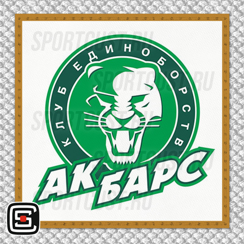 Нашивка на грудь кимоно КЕ «АК Барс» (Казань) 001w