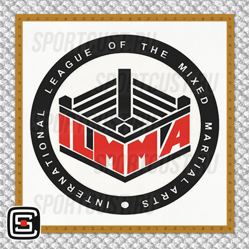 Нашивка на грудь кимоно КБИ «Gracie Jiu-Jitsu Russia ILMMA» (Москва) 001w