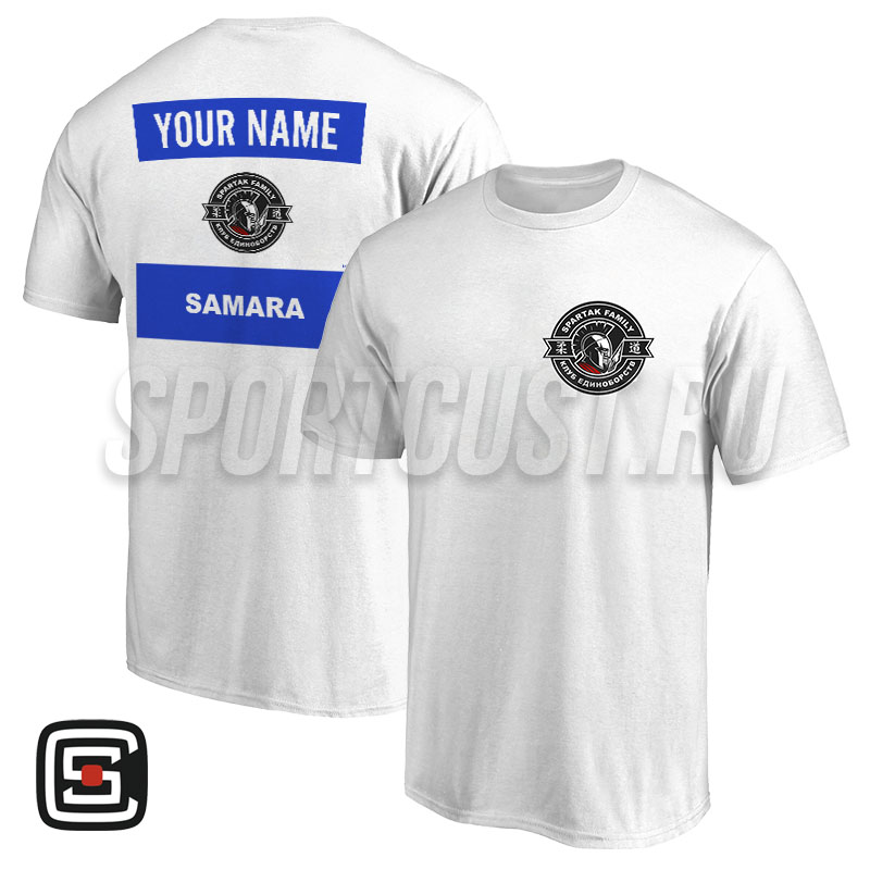 Футболка дзюдо с 2 принтами КЕ «SPARTAK FAMILY» (Самара) 001wb