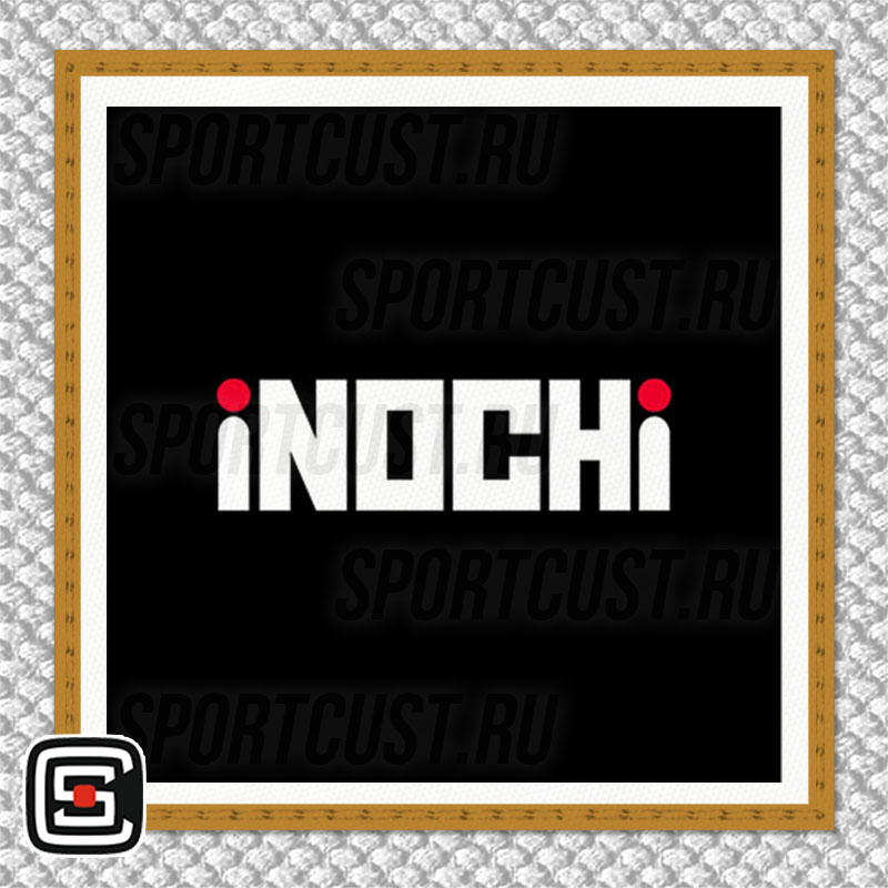 Нашивка на грудь кимоно «iNOCHi» (Тюмень) 001w