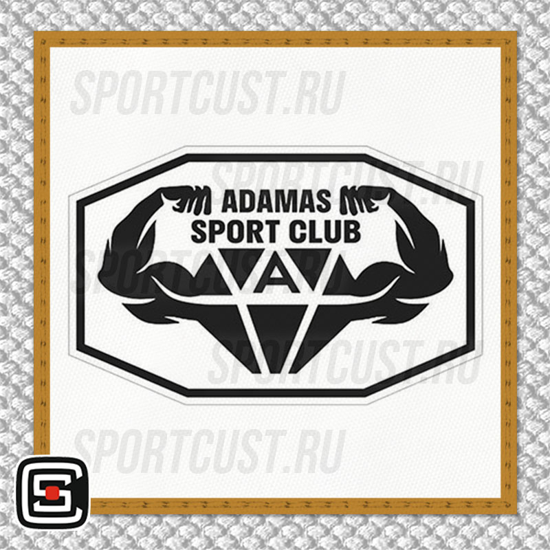 Нашивка на грудь кимоно JC «Adamas» (Назрань) 001w